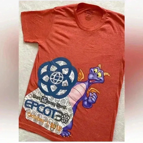 NWT Disney Parks Figment Epcot Shirt Size Small Unisex October 2012 SUPER RARE - Picture 4 of 9